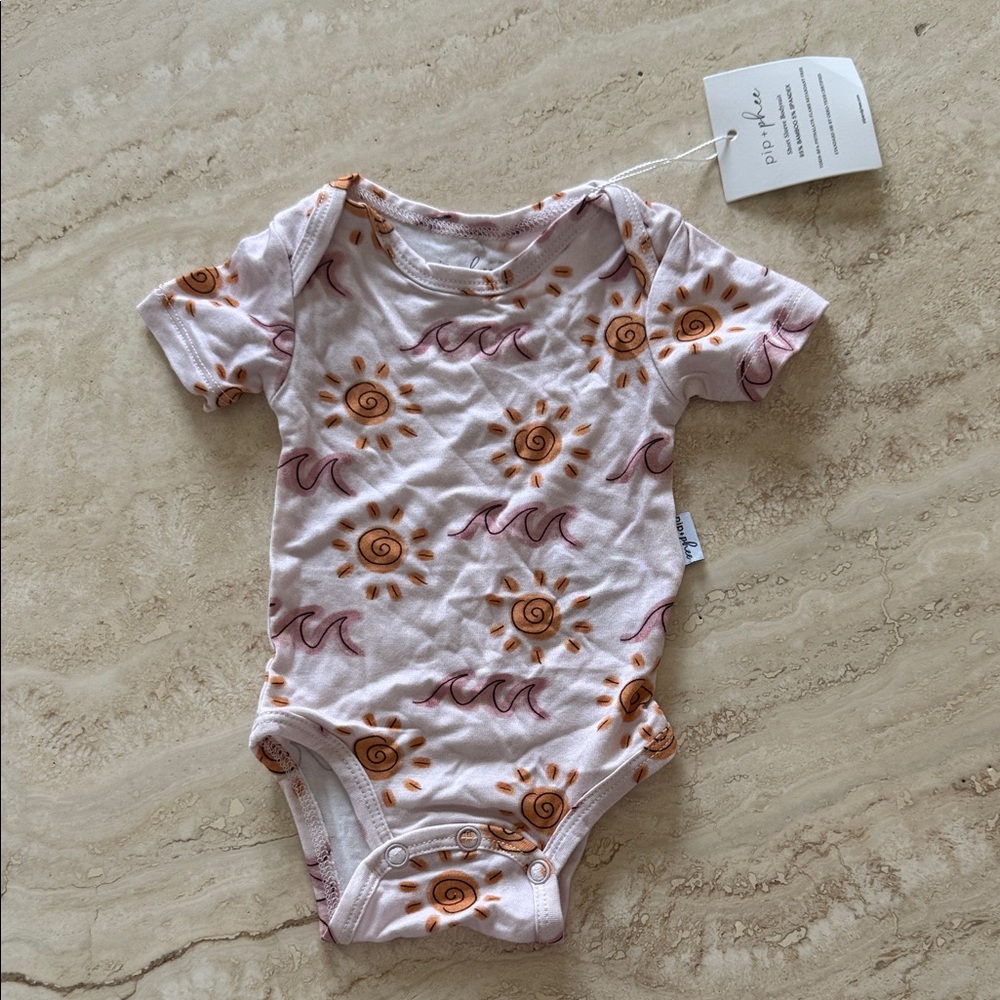 Posh Peanut Sun Wave Bodysuit - Newborn